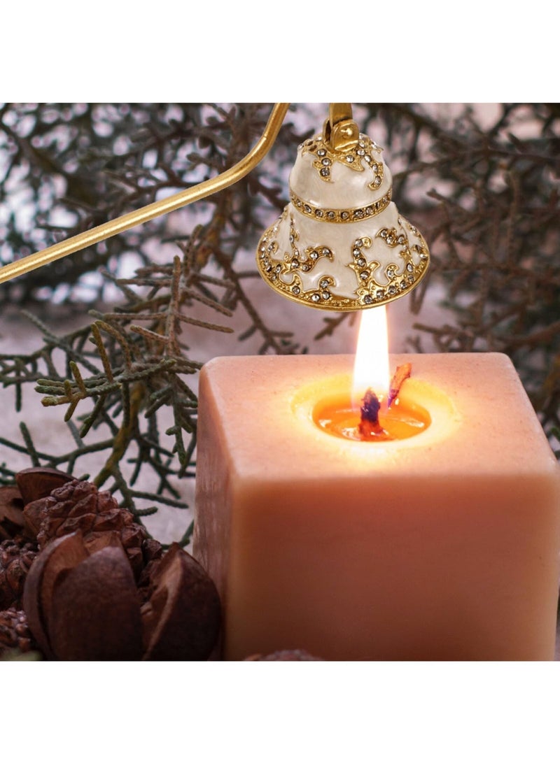 موندا مطفأة شموع، مطفأة شموع متينة بمقبض طويل، مطفأة شموع عتيقة، بمقبض معدني، هدية مثالية لعشاق الشموع. أدوات شموع معطرة وإكسسوارات ديكور منزلي لرمضان. - Image 3